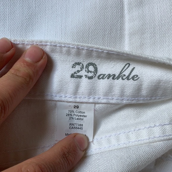 Jcrew White Toothpick Jeans - Picture 2 of 3